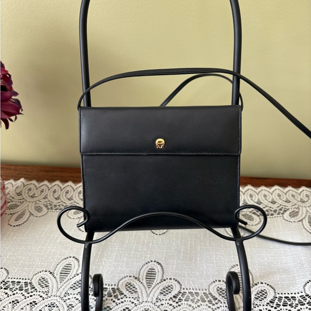 Etienne Aigner Black Crossbody Purse